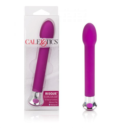 Фиолетовый вибратор California Exotic Novelties Risqué® 10-Function Tulip SE-0560-80-3 (17 см)