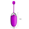 Лиловое виброяичко с удалённым управлением (со смартфона) Baile BI-014362HP
