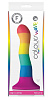 Радужный разноцветный волнистый фаллоимитатор NS Novelties Colours Pride Edition 6  Wave Dildo NSN-0408-07
