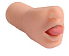 Телесный реалистичный вибромастурбатор-ротик SHEQU SQ-50071