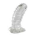 Прозрачная насадка на пенис со стимуляцией предвагинальной зоны Baile BI-026202 (14 см)