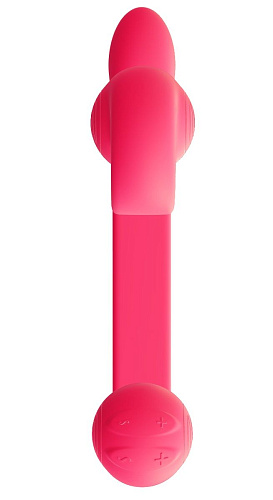 Уникальный розовый вибромассажёр-улитка для двойной стимуляции Snail Vibe