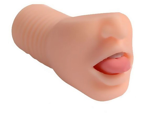 Телесный реалистичный вибромастурбатор-ротик SHEQU SQ-50071