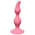 Розовая анальная пробка Lola toys Curved Anal Plug Pink 4105-01Lola (12,5 см)