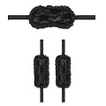 Чёрный игровой набор Shots Media BV Introductory Bondage Kit №7 OU370BLK