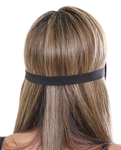 Чёрная маска на глаза из неопрена Pipedream Deluxe Fantasy Love Mask PD3908-23