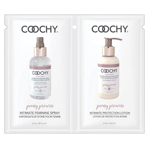 Набор — деликатный спрей и лосьон с эффектом пудры Coochy PEONY PROWESS COO2002-05
