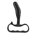 Стимулятор простаты с вибрацией чёрного цвета Pipedream Vibrating Prostate Stimulator PD4619-23 (14,5 см)