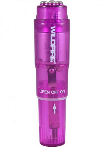 Фиолетовая водонепроницаемая виброракета Topco Sales Wildfire Rock-In Waterproof Massager 1112457