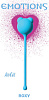 Нежно-голубой вагинальный шарик Lola toys Emotions Roxy 4002-03