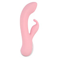 Нежно-розовый вибратор со стимулятором клитора Chisa Intimate G Rabbit CN-531005834 (18 см)