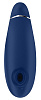 Синий бесконтактный клиторальный стимулятор Womanizer Premium 0597473