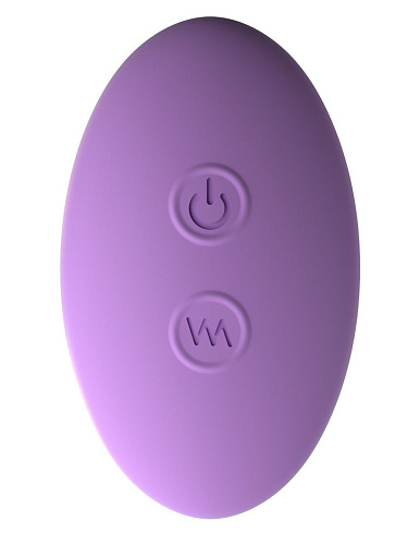 Сиреневый компактный вибростимулятор Pipedream Remote Silicone Please-Her PD4935-12