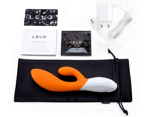 Вибромассажёр оранжевого цвета Lelo Ina 2 Orange LEL7650 (20 см)