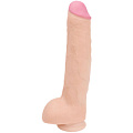 Реалистик телесного цвета на присоске Doc Johnson «Джон Холмс» 0275-02-BX (30 см)