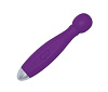 Водонепроницаемый вибратор фиолетового цвета с насадками для двоих RestArt Bowling RA-301 (19 см)