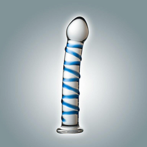 Прозрачный стеклянный фаллоимитатор Сумерки богов 0079 BX DD