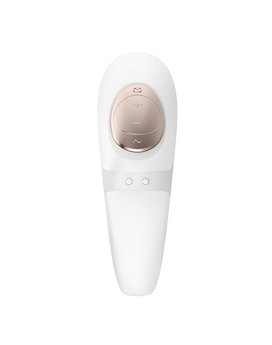 Вибро-вакуумно-волновой стимулятор для пар белого цвета Satisfyer Pro 4 Couples J2018-18