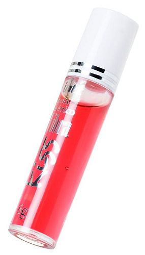 Блеск для губ с эффектом вибрации и клубничным ароматом INTT Gloss Vibe Strawberry G02