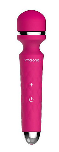 Ярко-розовый вибростимулятор Nalone Rock VS-VR32 (19,2 см)