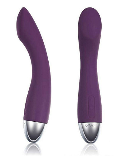 Фиолетовый вибратор с сенсорным управлением Svakom Lisa SUV-01-04 (17 см)