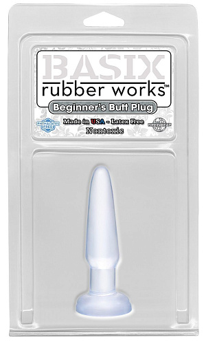 Прозрачная анальная пробка Pipedream Beginners Butt Plug PD4267-20 (10,9 см)