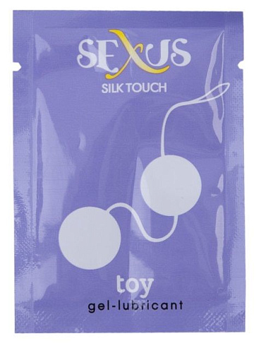 Набор из 50 пробников увлажняющей гель-смазки для секс-игрушек Sexus Silk Touch Toy 817018 (50 шт × 6 мл)