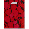 Полиэтиленовый пакет с красными сердечками Сима-Ленд 4668394 (31×40 см)