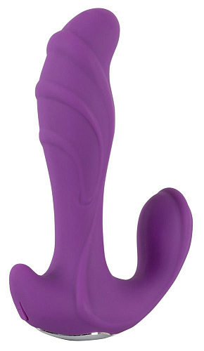 Фиолетовый вибратор Orion Javida 3-point Vibe 0583375 (15 см)