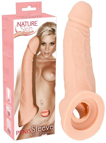 Телесная насадка-удлинитель с фиксацией мошонки Orion 05329830000 (21 см)