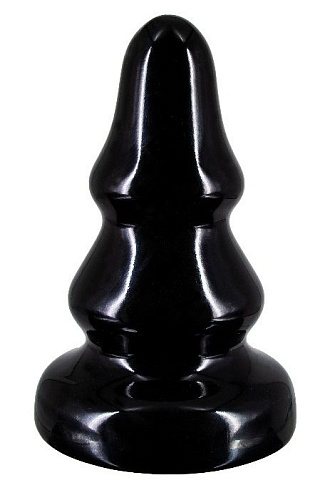 Чёрная анальная пробка LOVETOY (А-Полимер) MAGNUM 17 421700 (16 см)