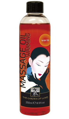 Разогревающее массажное масло Shiatsu Oil Warming 66006 (250 мл)