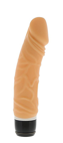 Реалистичный 7-скоростной вибратор телесного цвета Dream Toys PURRFECT SILICONE CLASSIC 6.5INCH FLESH 20780 (16,5 см)