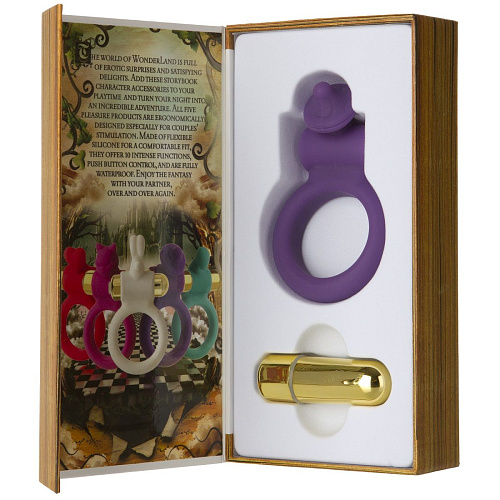 Эрекционное виброкольцо фиолетового цвета Doc Johnson THE MYSTICAL MUSHROOM 0995-32-BX