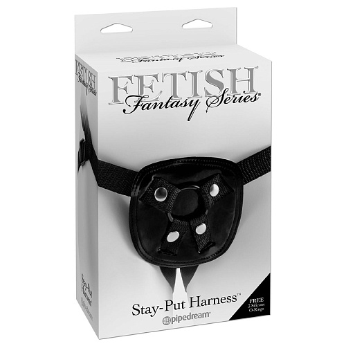 Трусики для страпона чёрного цвета Pipedream Stay-Put Harness PD3462-23
