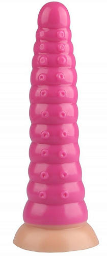 Розовая коническая анальная втулка Сумерки богов 1016-42 BX DD (25 см)