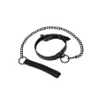 Чёрный ошейник с поводком Lola toys Sin 1086-01lola