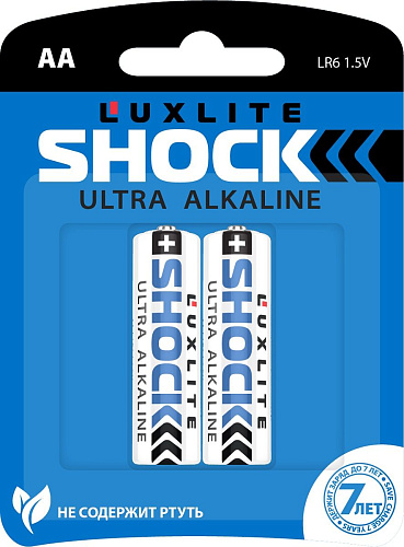 Батарейки Luxlite Shock (BLUE) 07760 (тип АА, 2 шт)