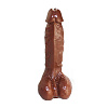 Коричневый фаллоимитатор Howells 7 inch Carved Dong 84001 brown (18 см)