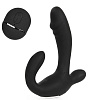 Чёрный вибромассажёр с 10 режимами вибрации A-LOVING 2037-1