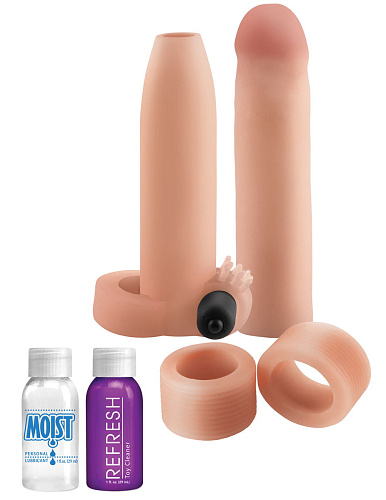Комплект телесных насадок и колец Pipedream Ultimate Enhancement Kit PD4149-00