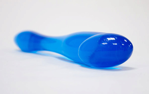 Синий анально-вагинальный стимулятор Seven Creations Penis Probe N002B8F088B8SC (18 см)