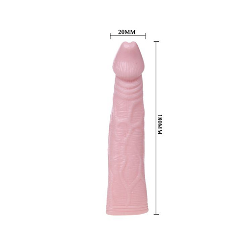 Телесная насадка с вибрацией Bior toys Sex Expert SEM-55074 (18 см)