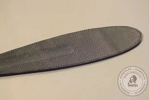 Чёрный кожаный спанкер Подиум «Лепесток» Р1605