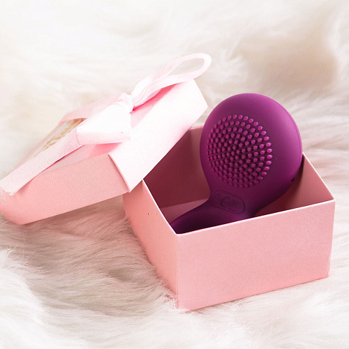 Фиолетовое перезаряжаемое эрекционное виброкольцо Svakom Tyler SRING-01-VLT