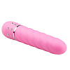 Розовый мини-вибратор EDC Wholesale Diamond Twisted Vibrator ET087PNK (11,4 см)