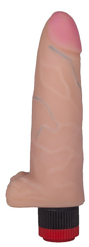 Фаллоимитатор телесного цвета с вибрацией LOVETOY (А-Полимер) Android Style 001402 (17 см)