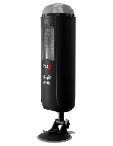 Серый мастурбатор-вагина с функцией переминания Pipedream Ultimate Milker RD531