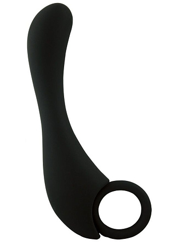 Чёрный стимулятор простаты Howells Prostate Stimulator Lover 89012Black (13 см)