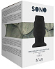 Чёрная анальная пробка с тоннелем Shots Media BV №49 Small Hollow Tunnel Butt Plug 3 Inch SON049BLK (7,7 см)
